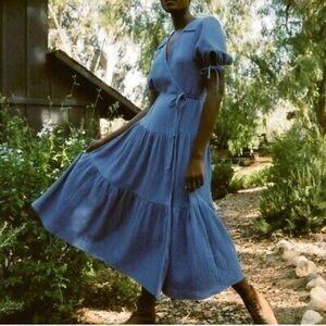 Christy Dawn Augusta Dress in Sky size Large